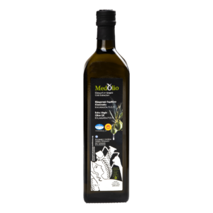 medolio pdo kalamata evoo 1L glass bottle